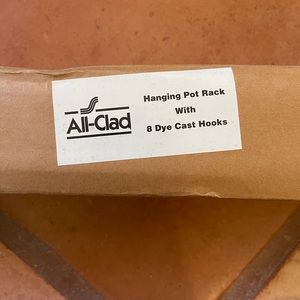 Allclad new hanging pot rack